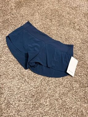 Lululemon Speed up LR Short 2.5” Lined in Navy Blue